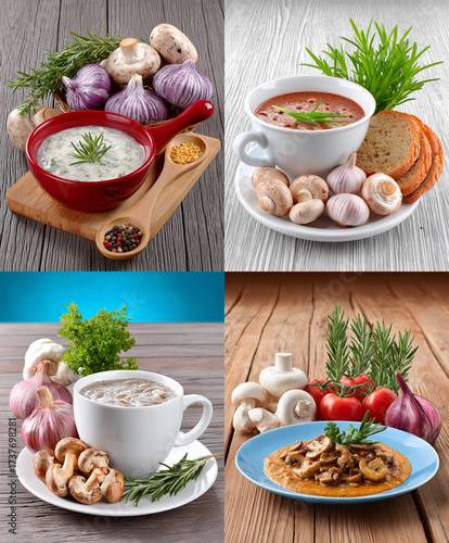 set of food