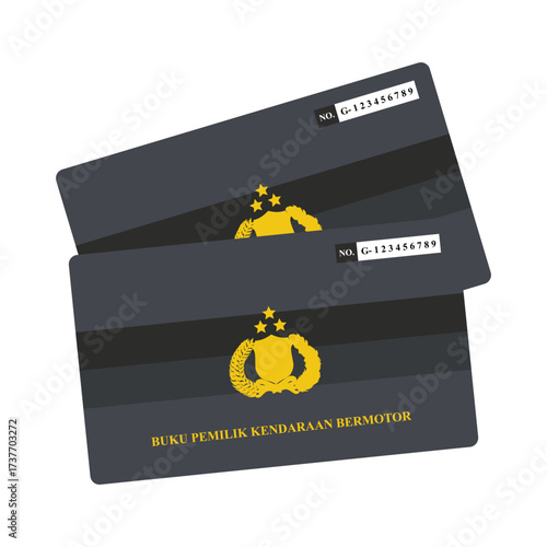 Indonesian Motor Vehicle Registration Book 