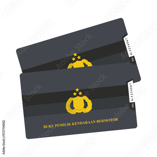 Indonesian Motor Vehicle Registration Book 