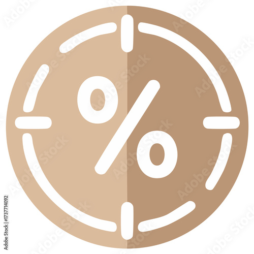 Percentage Sign Target, Discount Offer, Promotional Sales Offerings, Financial Goals