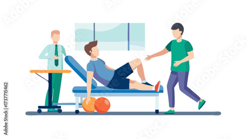 Physical therapy rehabilitation exercise patient treatment recovery healthcare clinic