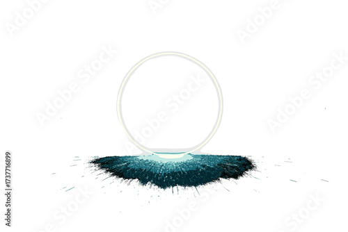 Glowing Portal Door – Abstract Light Gateway Concept