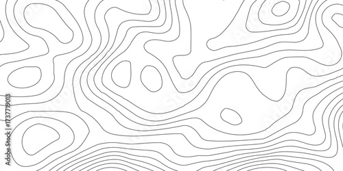 Topographic map background geographic line map with elevation assignments. Abstract digital topographic contour map concept space geometric strip grid line.Topography and geography map grid abstract,
