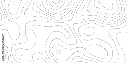 Topographic map background geographic line map with elevation assignments. Abstract digital topographic contour map concept space geometric strip grid line.Topography and geography map grid abstract,
