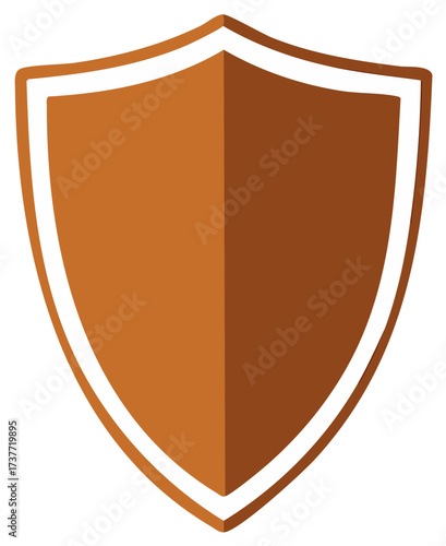 Free Download Bronze Shield Icon Safety Protection Emblem - GFXLoad
