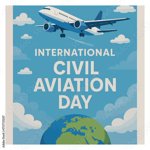 International Civil Aviation Day celebrating global air travel, safety, and connectivity worldwide