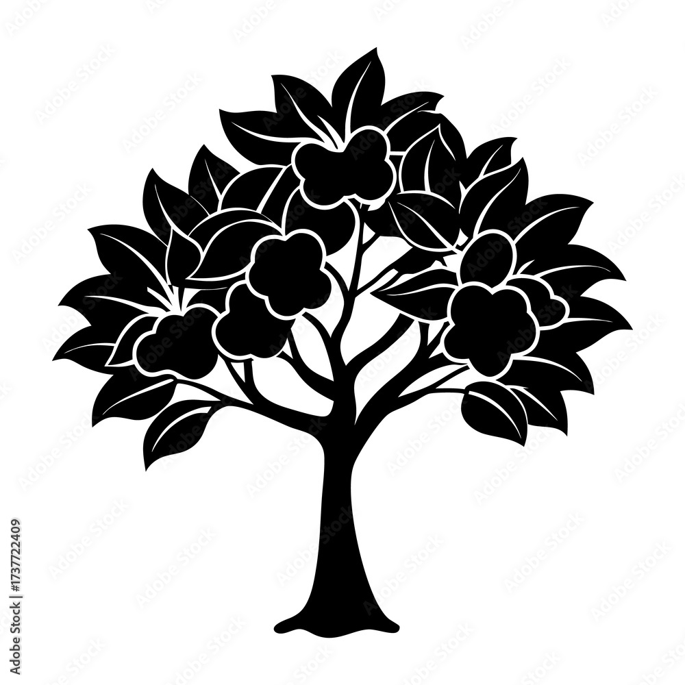 Obraz premium Decorative Tree Vector Art