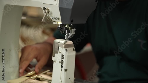 Seamstress Sewing with Sewing Machine | Tailor at Work