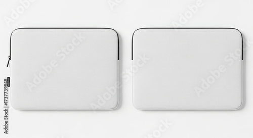 Laptop Sleeve Mockup Front and Back View