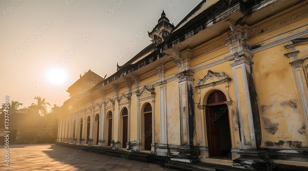 Obraz premium Dramatic Cinematic Wide View Image
