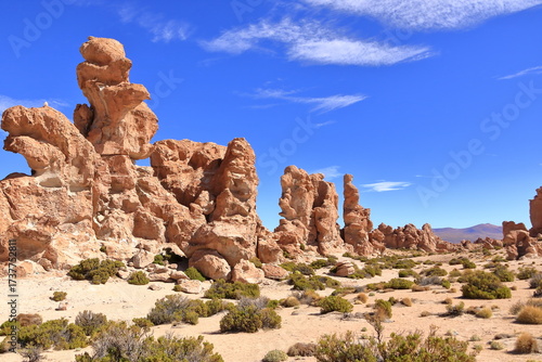 Bosque De Piedras rock formation (Valle de Rocas, Ciudad de Piedra) in southern Bolivia