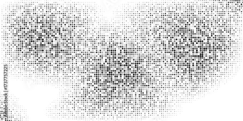 Dotted halftone gradient texture. Vanishing polka dot background. Repeating dots gradation pattern background. Black fading comic pop art overlay backdrop