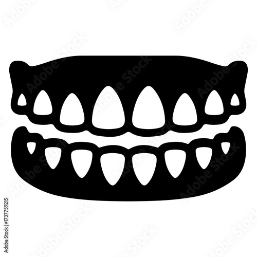 dentist icon isolated on white background, vector illustration.