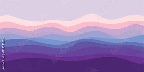 Gradient purple design showcasing depth and modern simplicity for versatile backgrounds