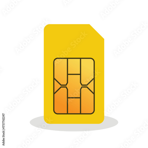 Mobile phone sim cards in various sizes 