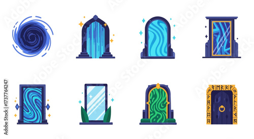 Collection of Magical Portals and Doorways to Other Worlds.