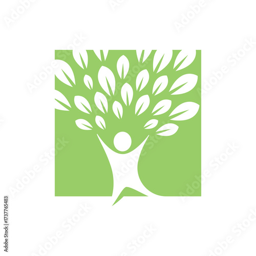 a very shady family tree logo design