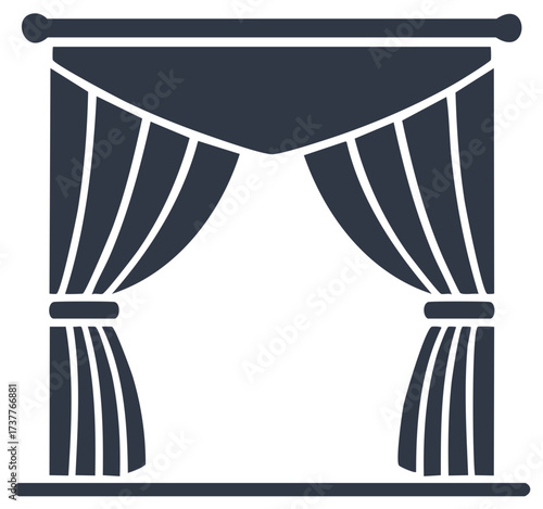 Elegant Curtains Decoration with Cornice for Luxury Home Interior Design