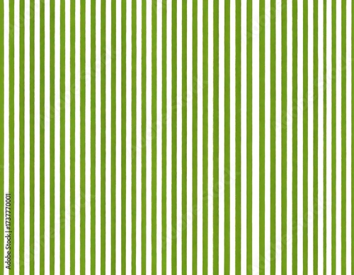 Vertical green and white stripes