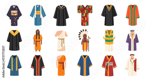 Global Collection of Academic Graduation and Cultural Robes.