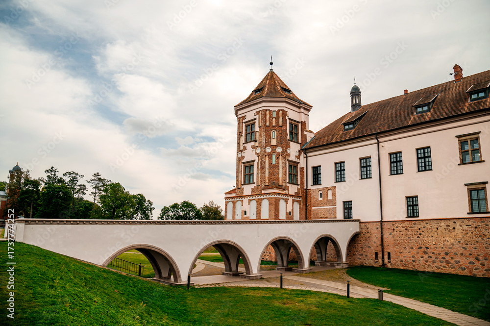 Fototapeta premium The ancient Mir Castle in Belarus