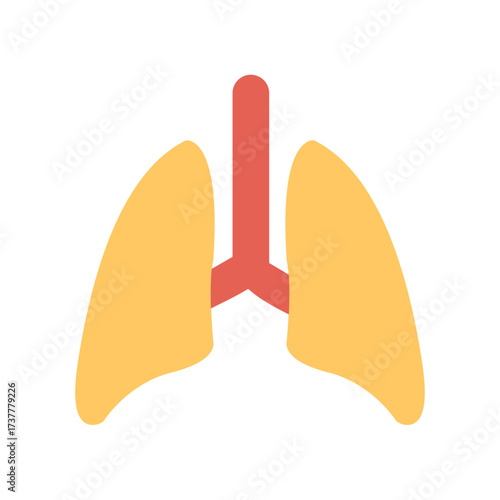 Lung Icon Design