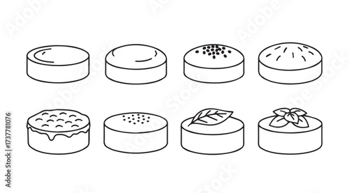Vector art of cheese isolated on white
