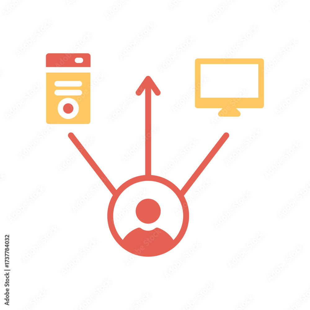 Obraz premium Network Icon Design