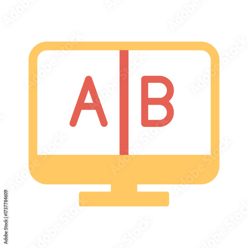 AB Testing Icon Design