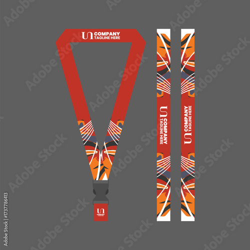Office and company ID card lanyards