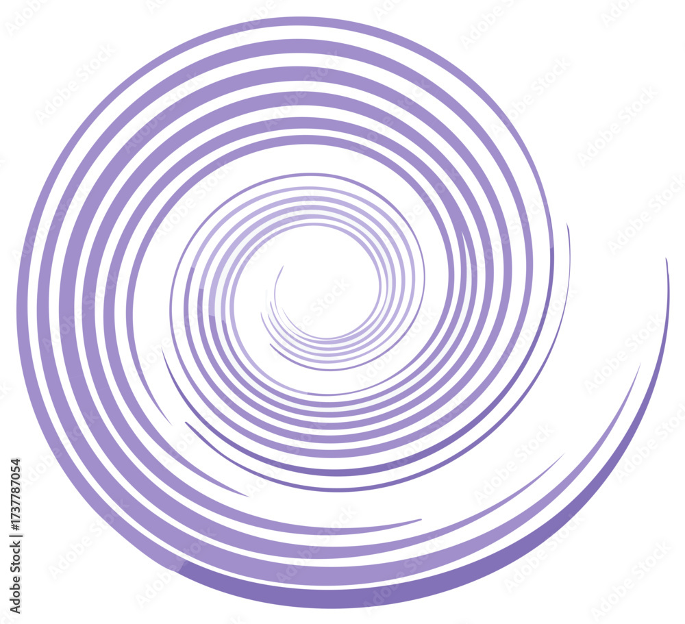 Fototapeta premium Abstract Swirl Pattern Design Flowing with Lavender Tones and Lines, Creative Graphic Element
