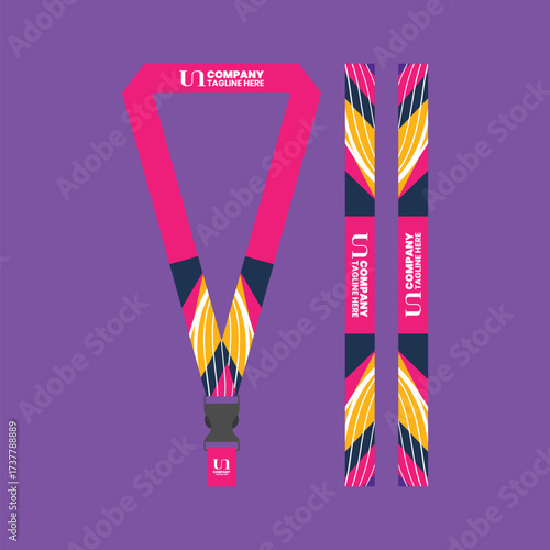 Office and company ID card lanyards
