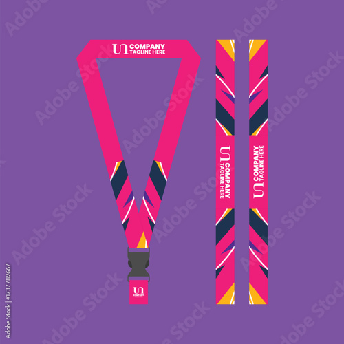Office and company ID card lanyards