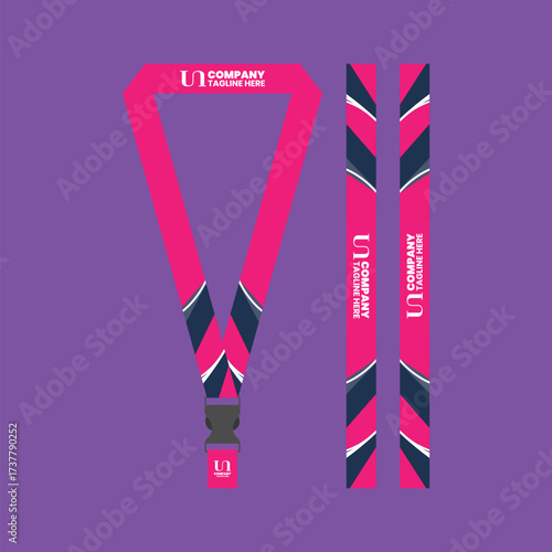 Office and company ID card lanyards