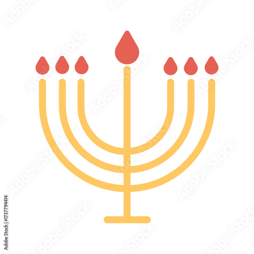 Hanukkah Icon Design