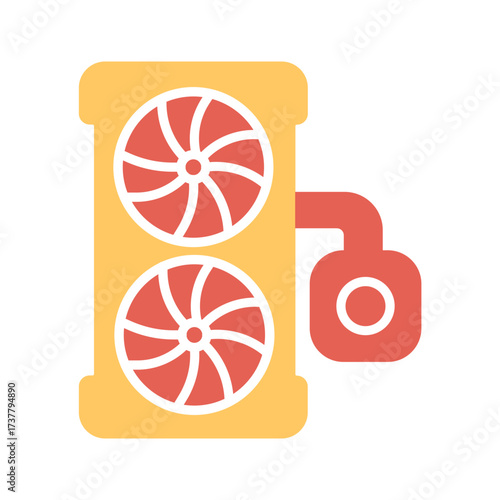 Cooling System Icon Design
