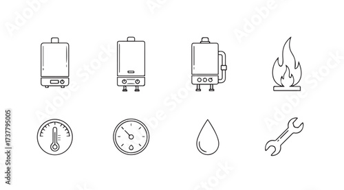 Vector art of heater