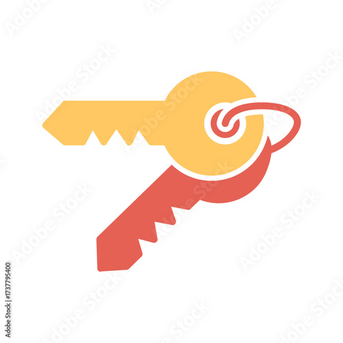 Room Key Icon Design