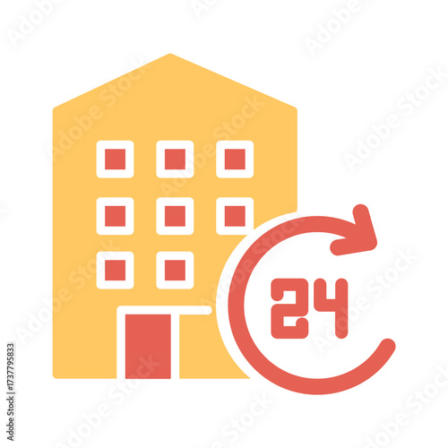 Hotel Reservation Icon Design