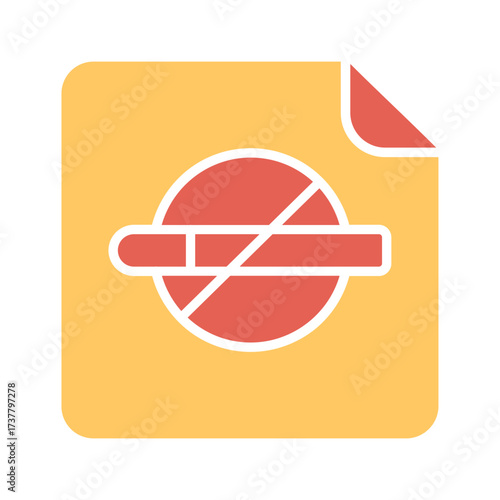 Nicotine Patch Icon Design