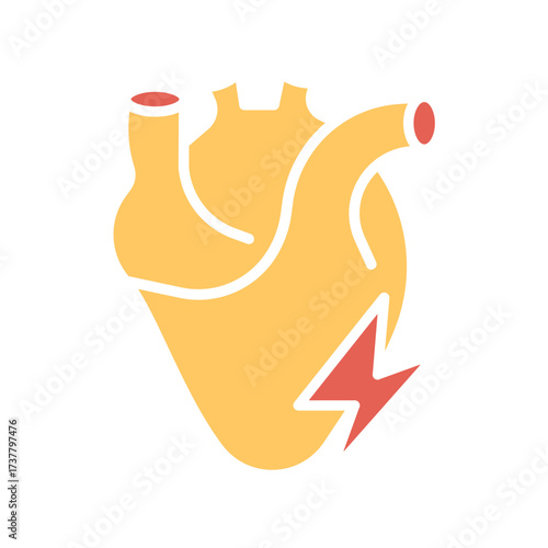 Heart Attack Icon Design