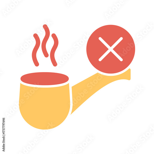 No Cigar Icon Design
