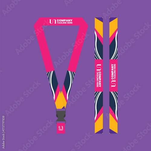 Office and company ID card lanyards