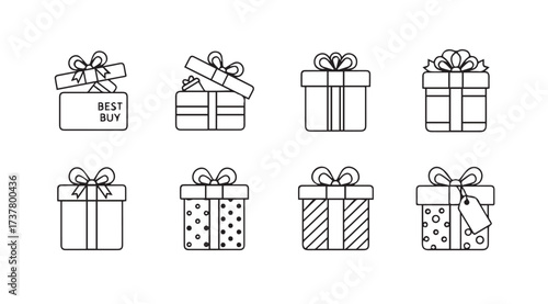 Vector art of gifts