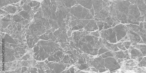 Grey marble stone background. Gray marble, quartz texture backdrop. Texture of gray polished concrete background. Light plaster wallpaper with rough cement texture. 