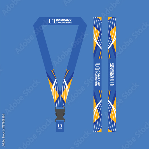 Office and company ID card lanyards