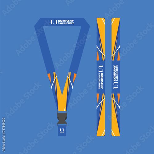 Office and company ID card lanyards