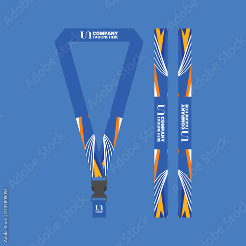 Office and company ID card lanyards