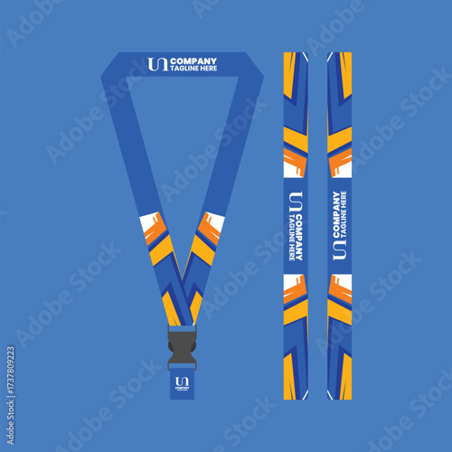 Office and company ID card lanyards