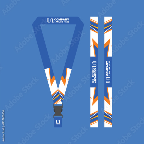 Office and company ID card lanyards